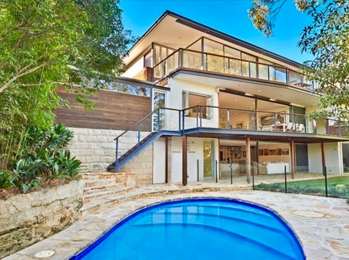 Modern luxury home with swimming pool