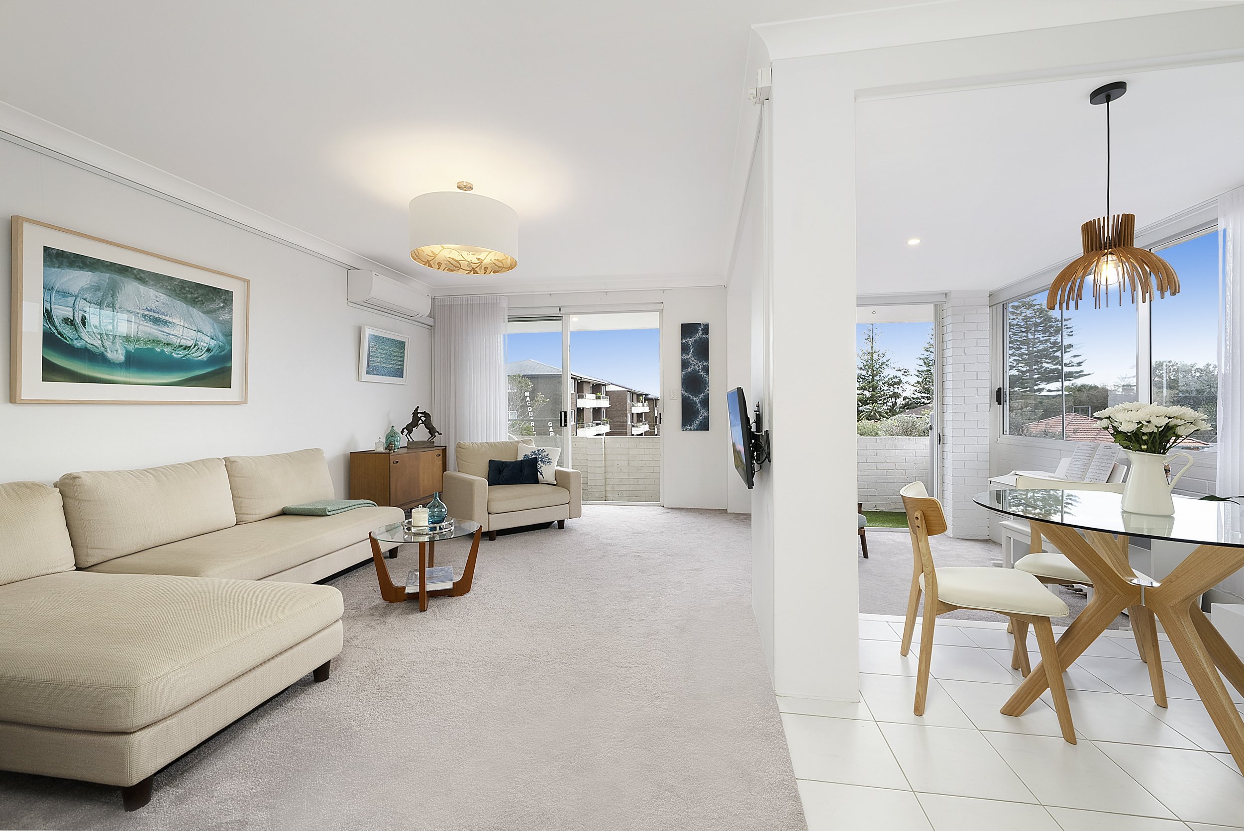 Modern interior living space