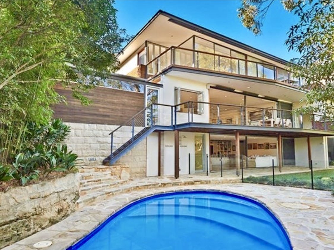 Modern luxury home with swimming pool